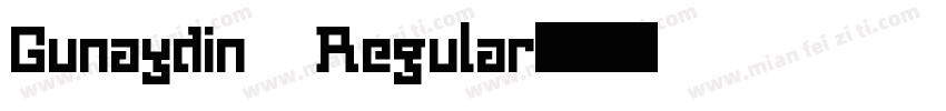 Gunaydin Regular字体转换